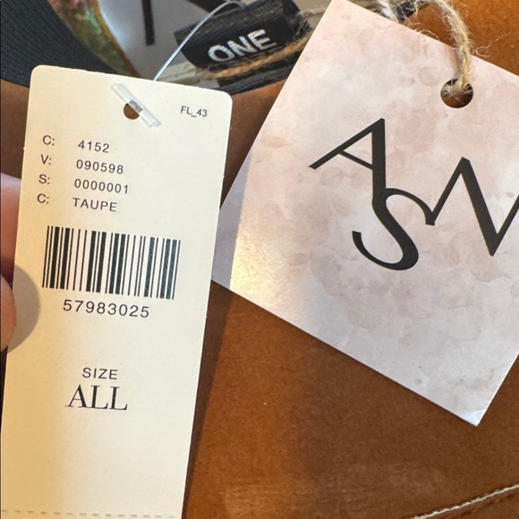 Anthropologie Asn Deep Rust Rancher Hat Double Braided Vegan Suede Brown - Picture 3 of 9